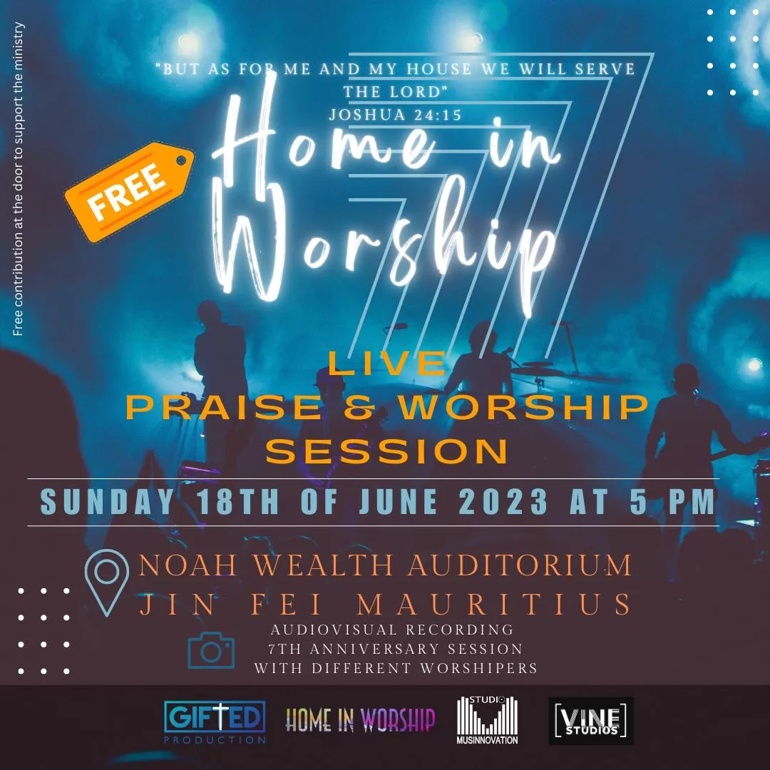 Home in Worship 7th anniversary celebration - Poster