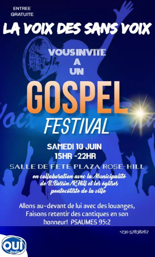 Gospel Festival - La Voix Des Sans Voix - Poster
