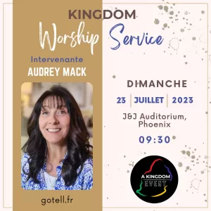 Kingdom Worship Service - Audrey Mack - Poster